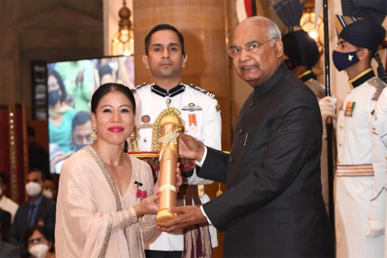 Padma Awards 2020 And 2021 Mary Kom Conferred Padma Vibhushan PV