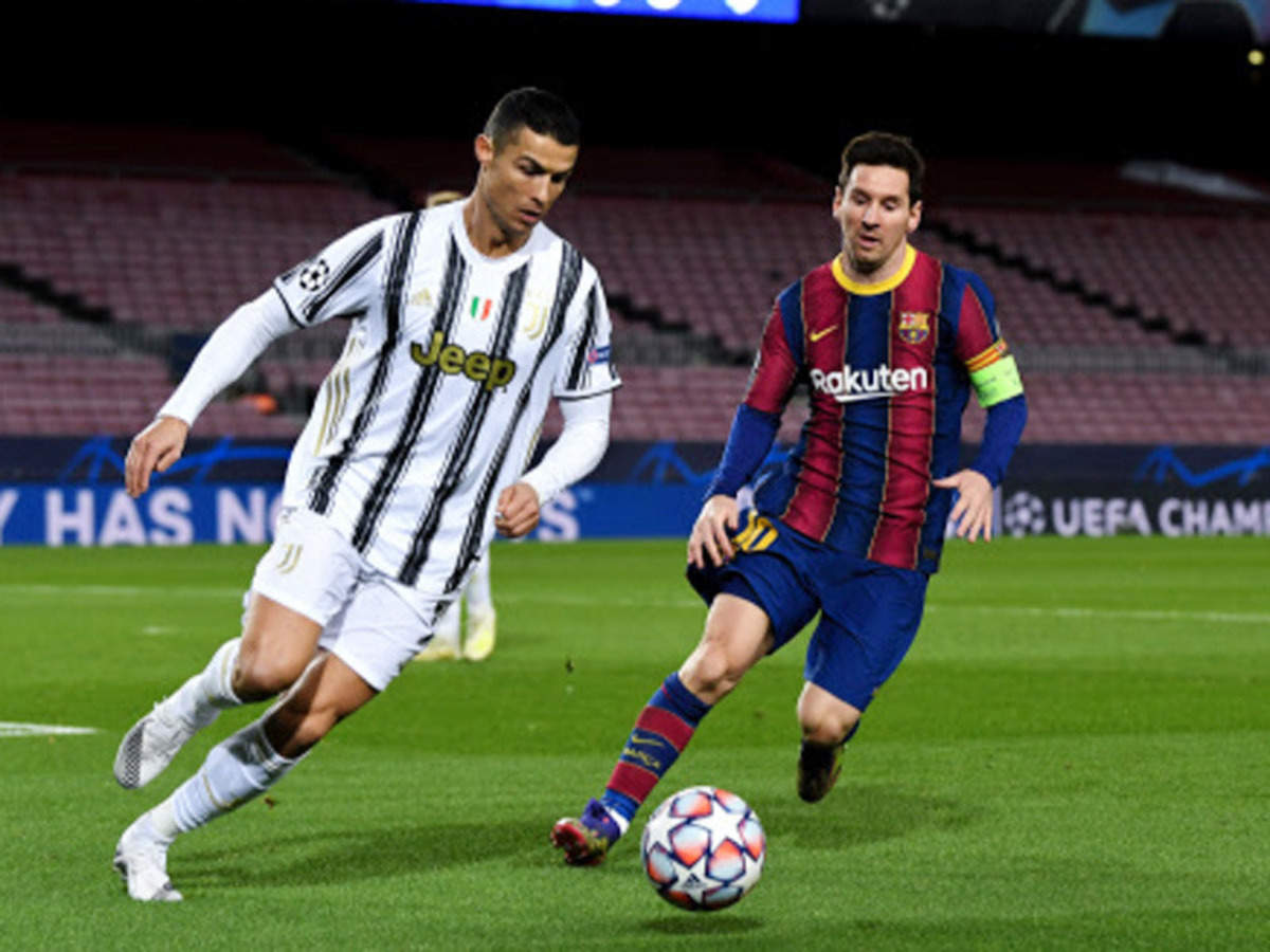 Ronaldo and Lionel Messi
