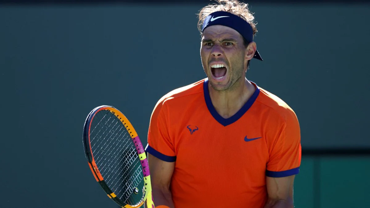 Rafael Nadal into the quarter-finals #IndianWells