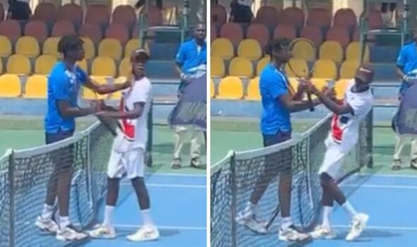 Young tennis player slaps opponent after losing match