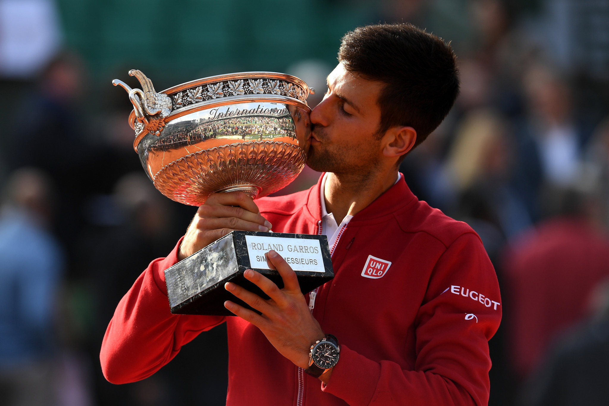 Novak Djokovic at the French Open