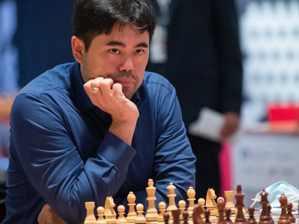 Hikaru Nakamura. scores 4/4 for the Gotham knights in the pro chess league