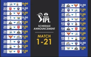 CSK to host RCB in IPL 2024 opener on March 22